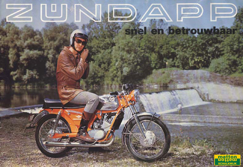 6860113 Modeloverzicht van Zundapp van het jaar 1973