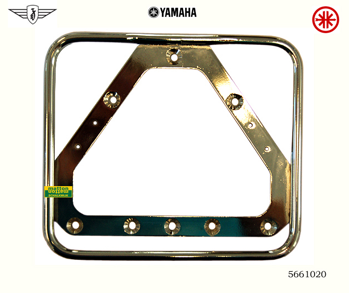 5661020 Number plate bracket classic chrome