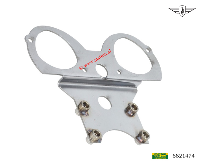 6821474 Cockpitplaat Zundapp 517 dubbele teller