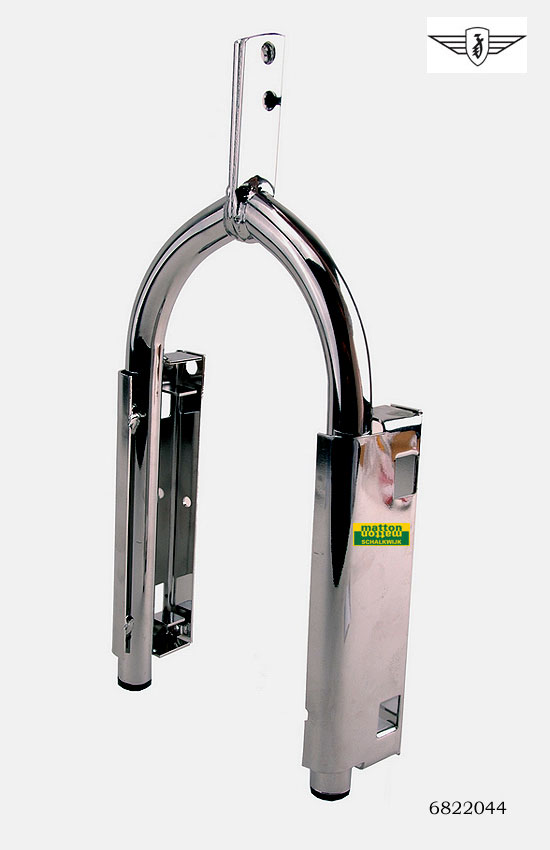 6822044 Radiateurbeugelset chroom Zundapp 529 LC kort