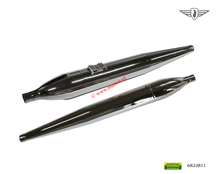 6822811 Sigaaruitlaat Zundapp 70mm aansluiting 30mm met lip