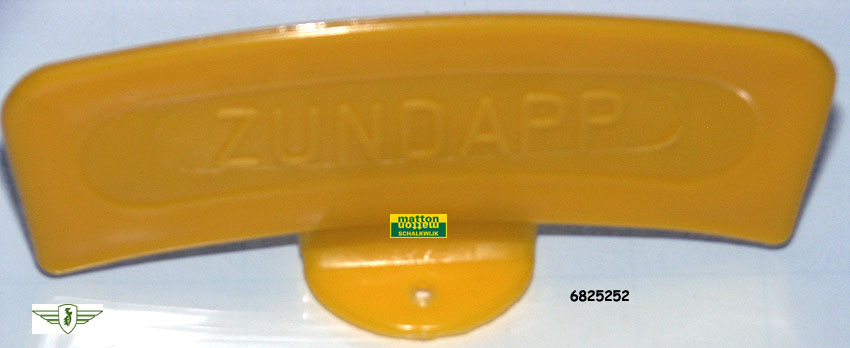 6825252 6003 Yellow plate Zundapp