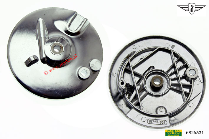 6826531 Brake plate front alu color 150mm Zundapp