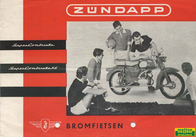 6860101 Modeloverzicht van Zundapp van het jaar 1961 6860101 Modeloverzicht van Zundapp van het jaar 1961