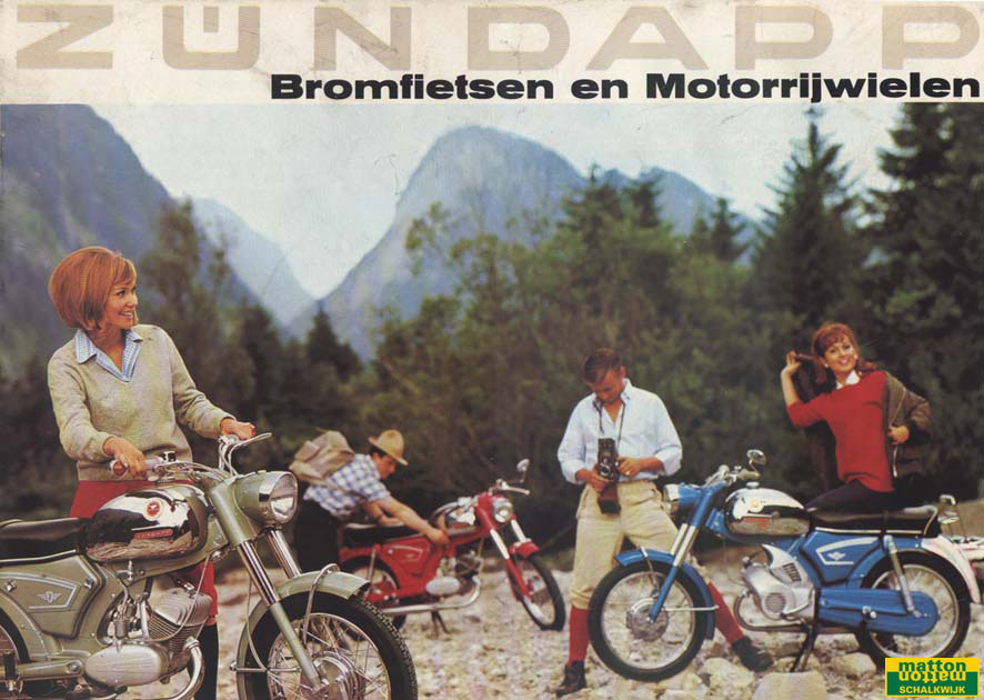 6860107 Modeloverzicht van Zundapp van het jaar 1967
