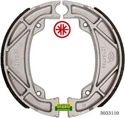 3033110 Remsegmentenset Kreidler grote naaf 3033110 Remsegmentenset Kreidler grote naaf