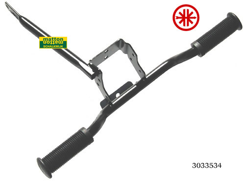 3033334 Footrest Kreidler with rubber sleeves 3033334 Footrest Kreidler with rubber sleeves