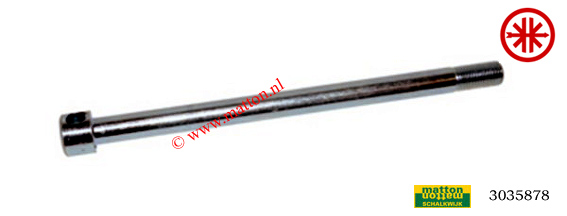 3035878 Achterwielas Kreidler M12x185mm 3035878 Achterwielas Kreidler M12x185mm