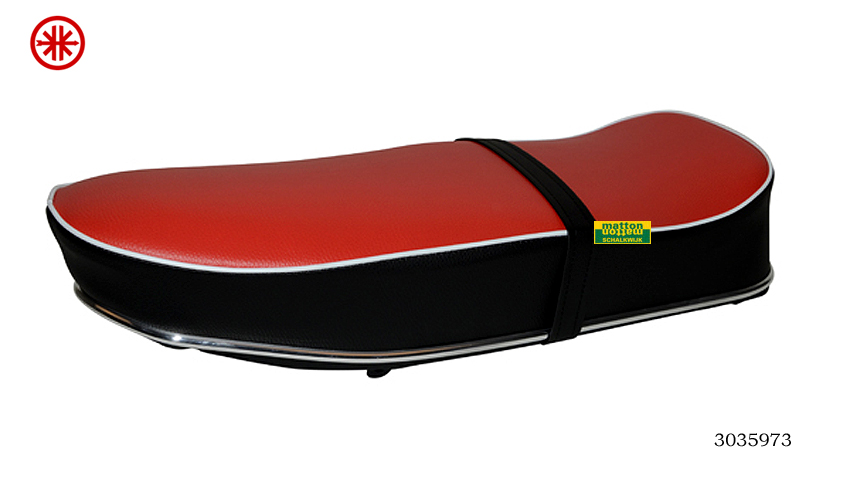 3035973 Buddy seat Kreidler rood/zwart 65/66 3035973 Buddy seat Kreidler rood/zwart 65/66