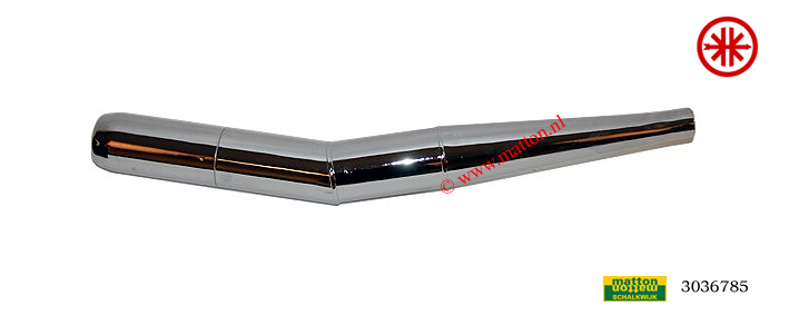3036785 Uitlaat Kreidler Mustang 32mm model Bos met knik 3036785 Uitlaat Kreidler Mustang 32mm model Bos met knik