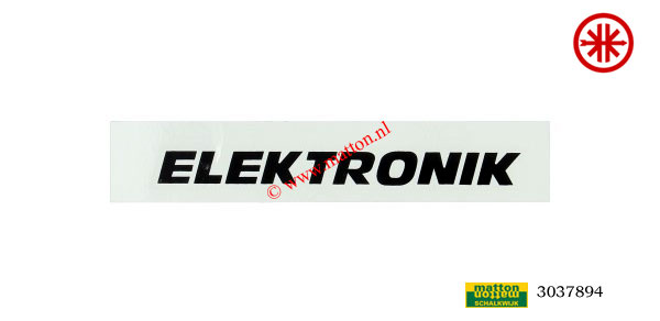 3037894 Sticker Kreidler elektronik zwart/wit 3037894 Sticker Kreidler elektronik zwart/wit