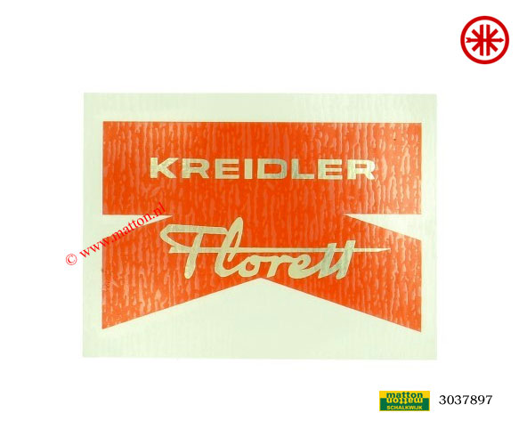 3037897 Sticker Kreidler achterspatbord Florett 3037897 Sticker Kreidler achterspatbord Florett