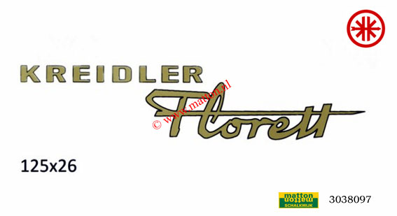 3037097 Transfer Kreidler Florett Gold 3037097 Transfer Kreidler Florett Gold