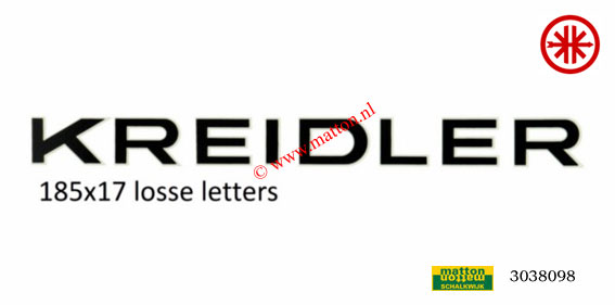3038098 Sticker KREIDLER (woord) zwart/wit 3038098 Sticker KREIDLER (woord) zwart/wit