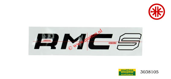 3038105 Aufkleber Kreidler RMC-S Schwarz/Weiss 3038105 Aufkleber Kreidler RMC-S Schwarz/Weiss