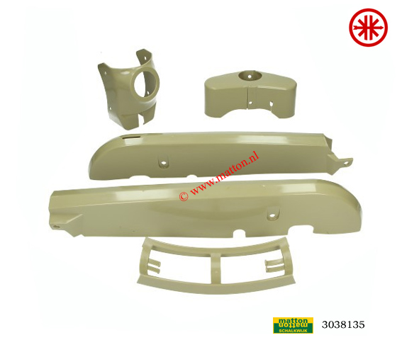 3038135 Complete set kunststof delen Kreidler licht grijs/beige