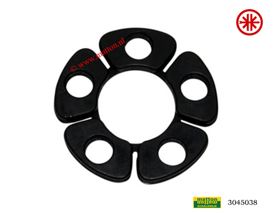 3045038 Rubber achtertandwieldrager Kreidler 3045038 Rubber achtertandwieldrager Kreidler