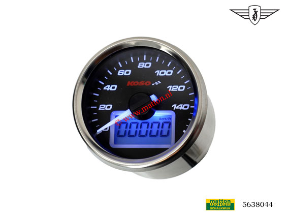 5638044 km tellerklok 12v digitaal GP-Style 55mm koso 5638044 km tellerklok 12v digitaal GP-Style 55mm koso