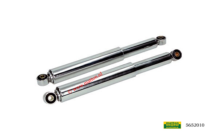 5652010 Schokbrekerset dicht chroom 350mm 5652010 Schokbrekerset dicht chroom 350mm