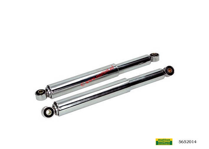 5652014 Schokbrekerset dicht chroom 370mm