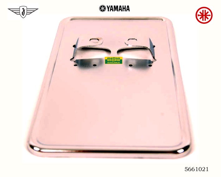 5661021 Number plate bracket vertical chrome