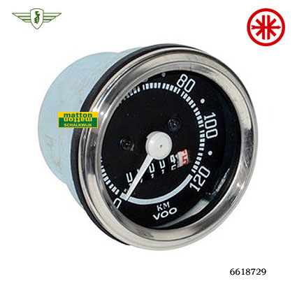6618729 Speedometer VDO 60mm 120km Zundapp/Kreidler