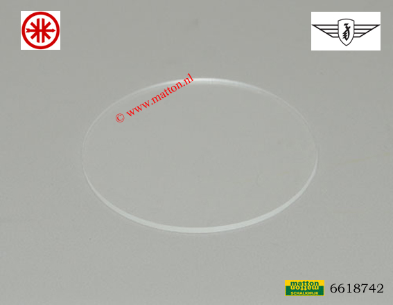 6618742 Tellerglas zonder opdruk VDO met zwarte rand 85mm 6618742 Tellerglas zonder opdruk VDO met zwarte rand 85mm
