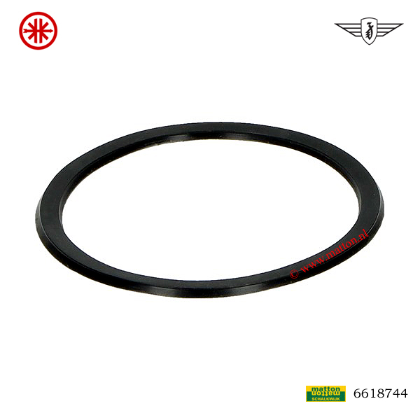 6618744 Rubber tellerglas VDO zwarte rand 6618744 Rubber tellerglas VDO zwarte rand