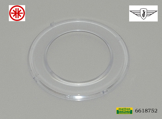 6618752 Ring onder KM tellerglas VDO groene teller 6618752 Ring onder KM tellerglas VDO groene teller