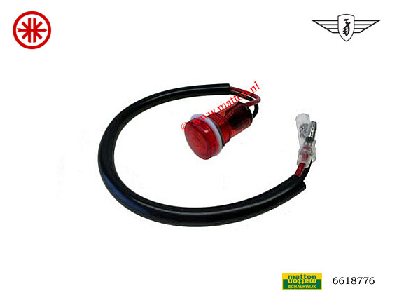 6618776 Cockpit controle lamp rood 12V 30x18mm 6618776 Cockpit controle lamp rood 12V 30x18mm