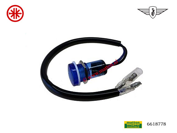 6618778 Cockpit controle lamp blauw 12V 30x18mm 6618778 Cockpit controle lamp blauw 12V 30x18mm