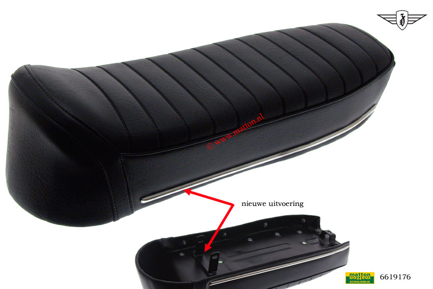6619176 Buddy seat Denfeld in black Zundapp new model