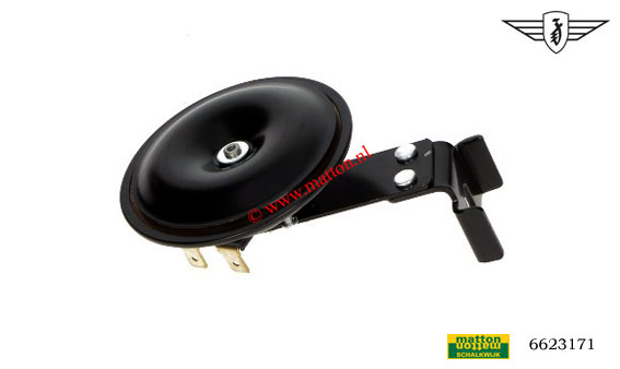 6623171 Claxon 12V E-keur zwart 6623171 Claxon 12V E-keur zwart