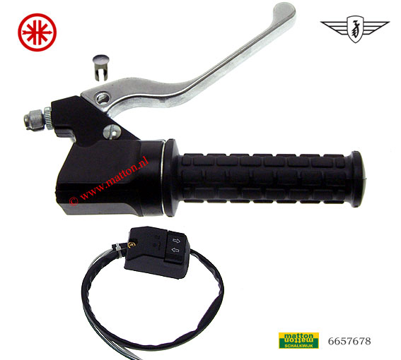 6657678 Throttleleverset Zundapp/Kreidler with switch 6657678 Throttleleverset Zundapp/Kreidler with switch