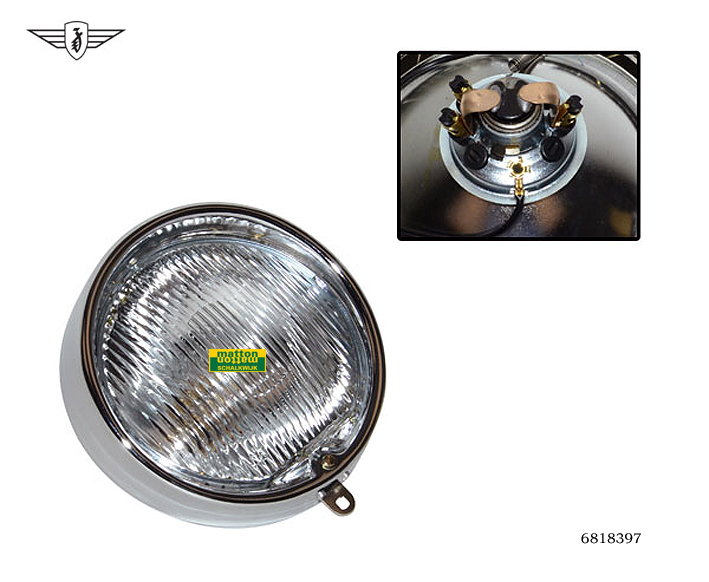 6818397 Koplampunit Zundapp CS50 grote fitting 6818397 Koplampunit Zundapp CS50 grote fitting