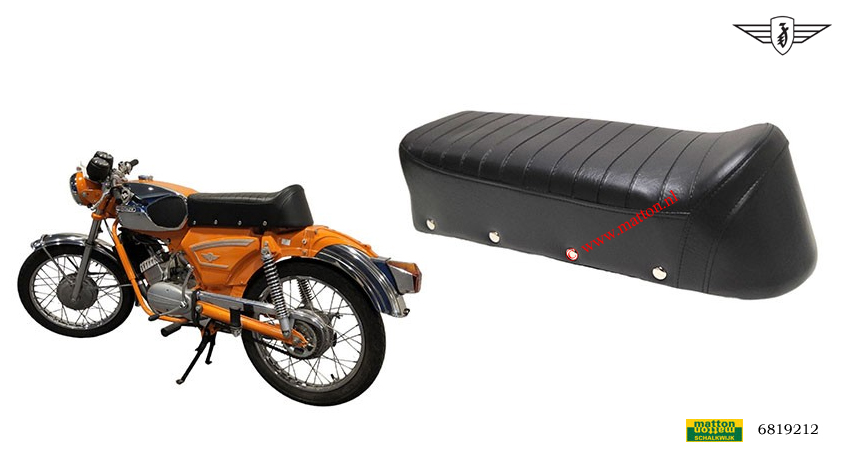 6819212 Buddy seat Denfeld kort Zundapp zwart 6819212 Buddy seat Denfeld kort Zundapp zwart