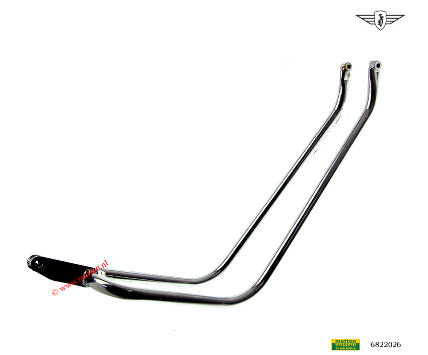 6822026 Framebeugelset chroom Zundapp 517 NT AC NL