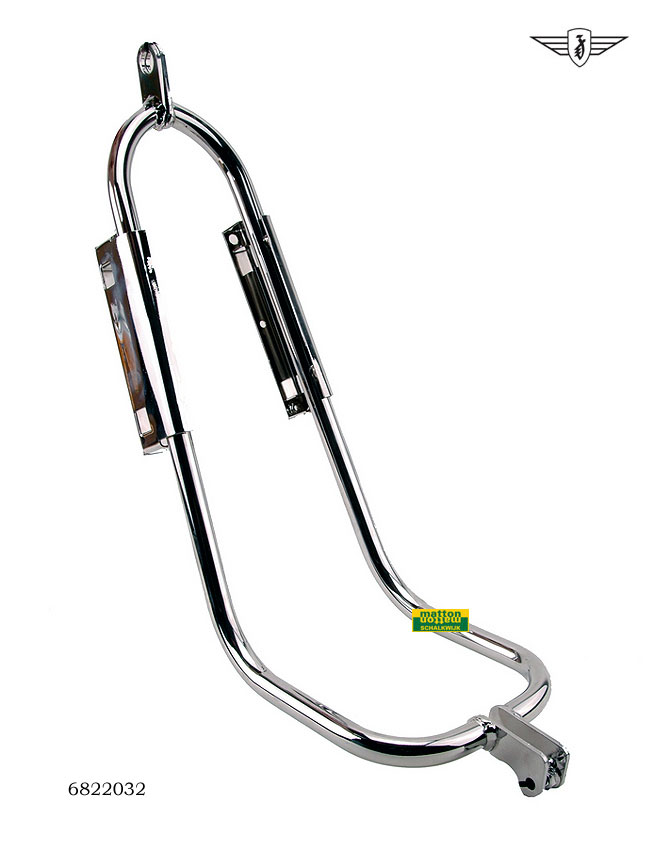 6822032 Radiateurbeugelset chroom Zundapp 517 LC 6822032 Radiateurbeugelset chroom Zundapp 517 LC