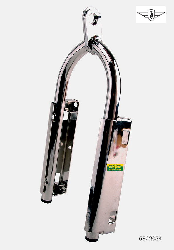 6822034 Radiateurbeugelset chroom Zundapp 517 LC kort 6822034 Radiateurbeugelset chroom Zundapp 517 LC kort