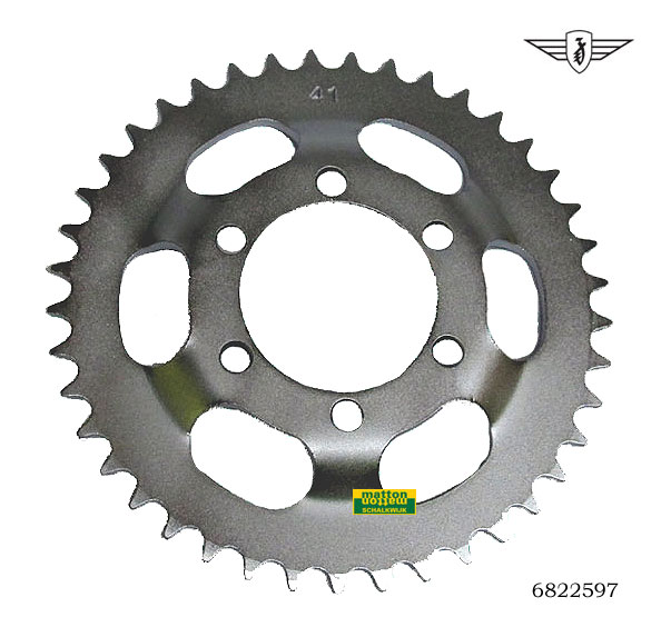 6822597 7410 Achterkettingwiel 43 tands 3/16 Zundapp