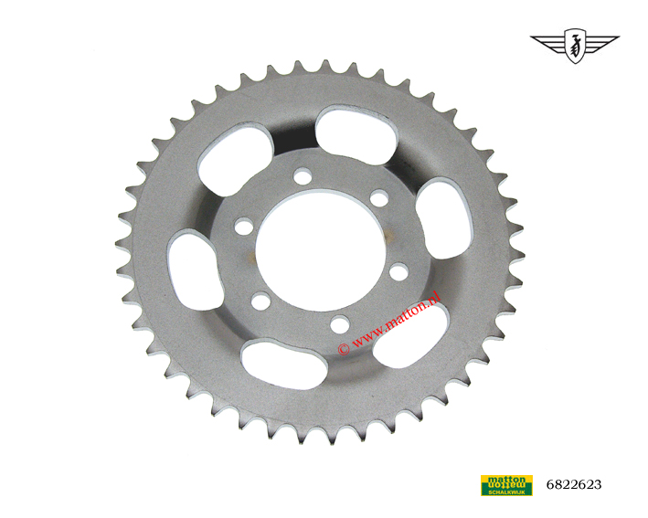 6822623 Achterkettingwiel 43 tands 1/4 420 Zundapp 6822623 Achterkettingwiel 43 tands 1/4 420 Zundapp