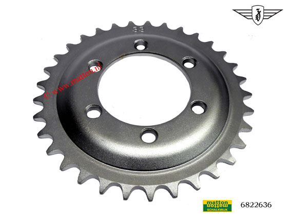 6822636 Achtertandwiel 33tds Zundapp Roller R50/RS50 6822636 Achtertandwiel 33tds Zundapp Roller R50/RS50