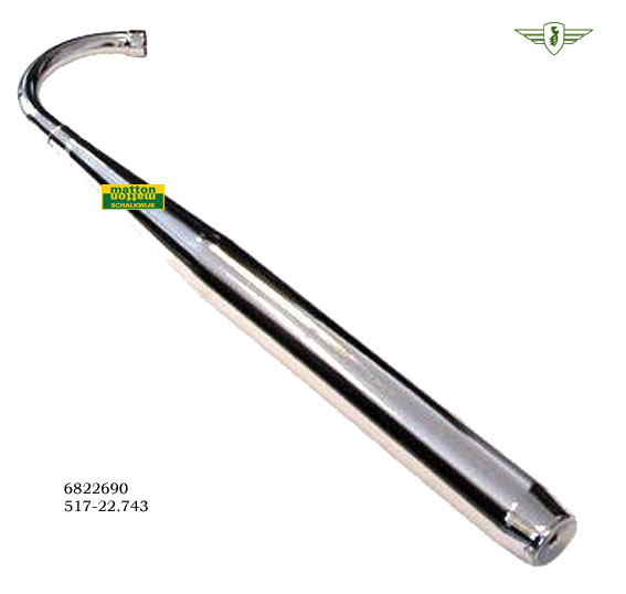 6822690 10702 Fluisteruitlaat Zundapp 70mm 36/32mm
