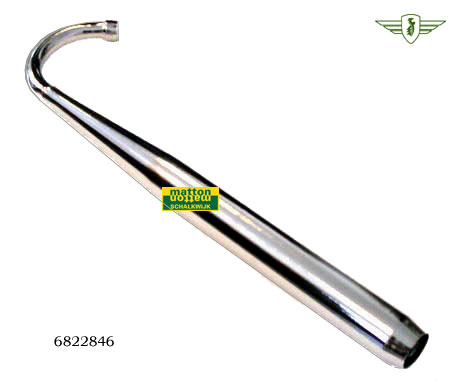 6822862 10706 Uitlaat Zundapp met vaste bocht 32/32mm model KS z 6822862 10706 Uitlaat Zundapp met vaste bocht 32/32mm model KS z
