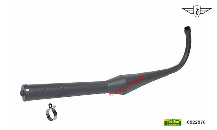 6822878 Uitlaat race Zundapp 36mm EVO-1 Bullet zwart