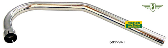 6822941 6608 Uitlaatbocht Zundapp 32/26mm 2 knikken 6822941 6608 Uitlaatbocht Zundapp 32/26mm 2 knikken