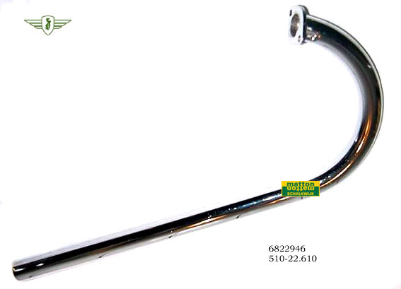 6822946 6708 Exhaust curve Zundapp 30mm flange connection