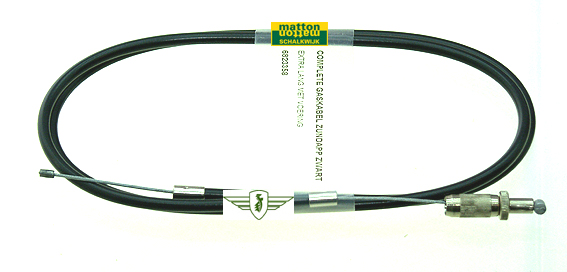6823358 Throttle cable Zundapp + 15cm black