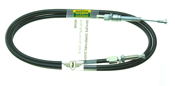 6823395 Voorremkabel Zundapp zwart +15cm