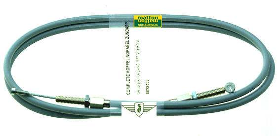 6823403 Koppelingskabel Zundapp grijs +15cm